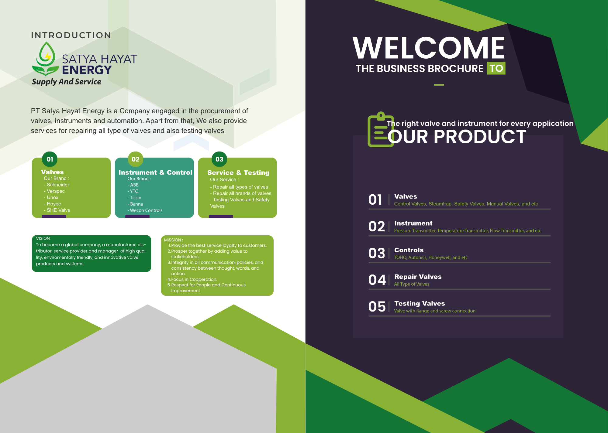 PT. Satya Hayat Energy - Premium control valve supplier and industrial valve distributor in Indonesia