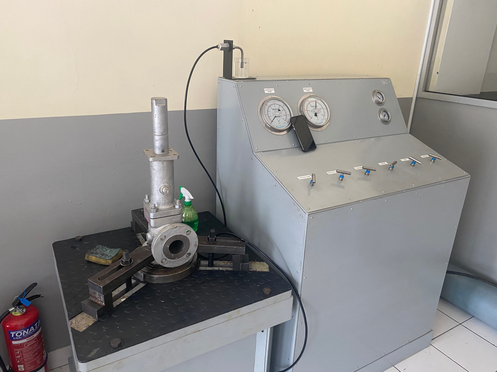 Testing Safety Valve Full Nozzle 1.5